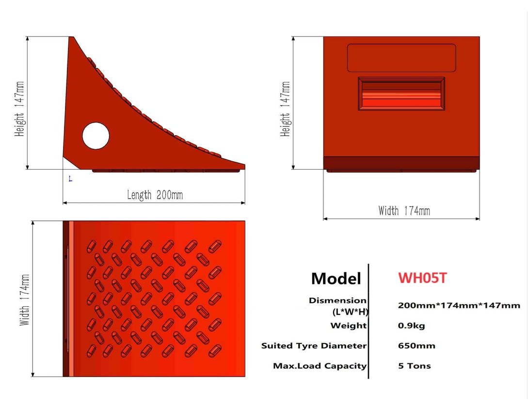 Wheel Chock Heavy Duty WH05T