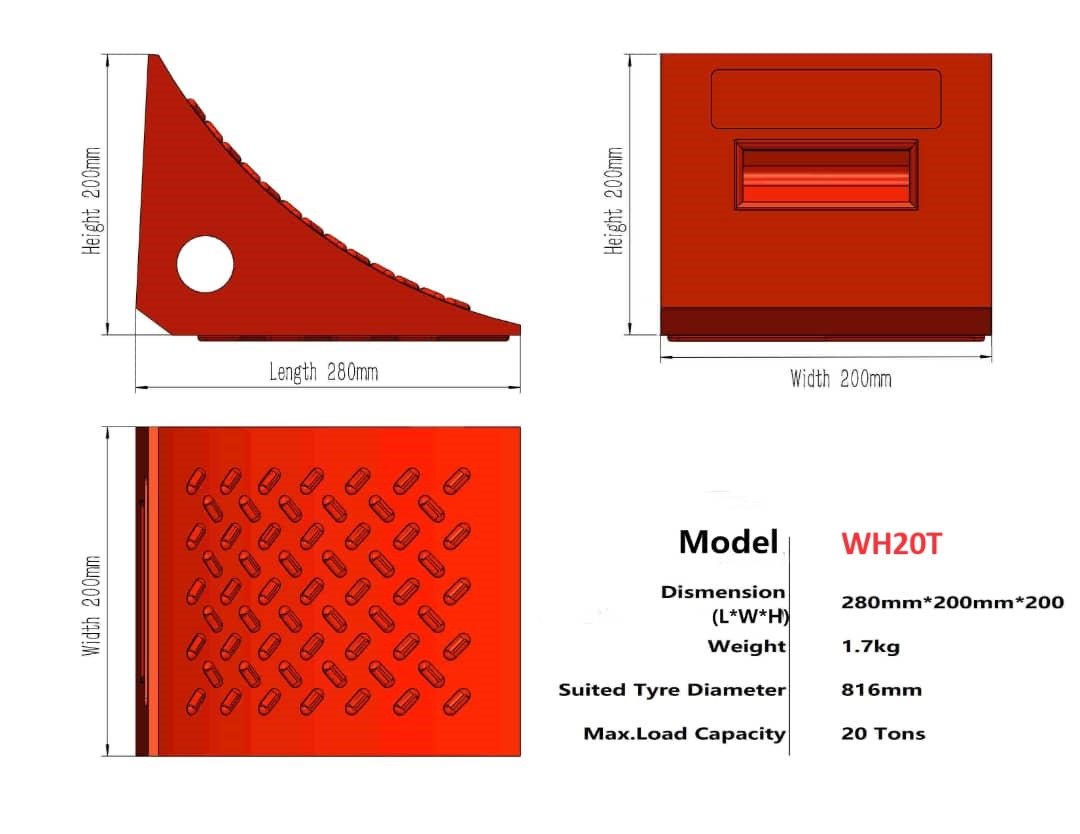 Wheel Chock Heavy Duty WH05T