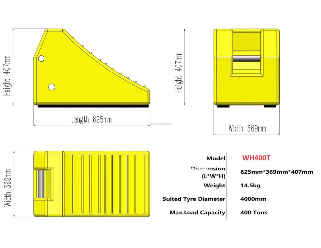 Wheel Chock Heavy Duty WH60T